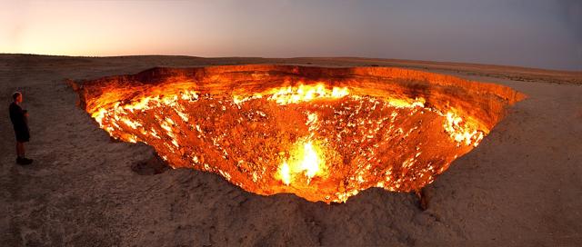 Darvaza gas crater